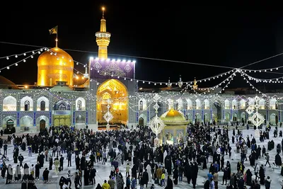 آیین بازگشایی صحن انقلاب اسلامی حرم مطهر امام رضا علیه‌السلام