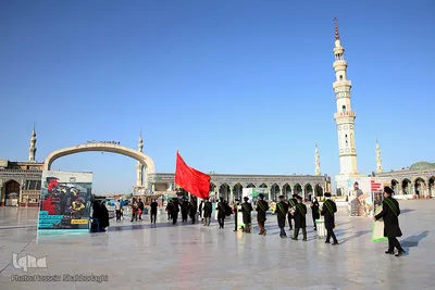 آئین شستشو وتعویض پرچم گنبد مسجد مقدس جمکران