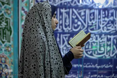 مراسم اعتکاف بانوان در مسجد باغستانی

