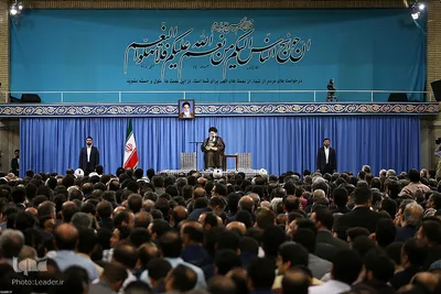 دیدار رئیس و نمایندگان مجلس شورای اسلامی با رهبر انقلاب