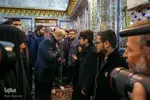 دیدار رئیس مجلس شورای اسلامی با خانواده شهدای حرم شاهچراغ(ع)