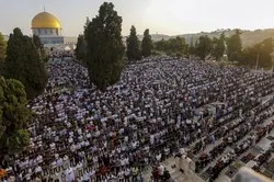 Des milliers de Palestiniens ont organisé la prière de l'Aïd al-Adha à Aqsa