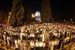فلسطینی مسجدالاقصی میں«فلسطین نہیں چھوڑیں گے» کے ساتھ حاضر ہوں گے