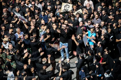 مراسم تشییع پیکر شهید محسن حججی در تهران