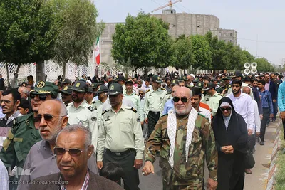 حمایت نمازگزاران جمعه بندرعباس از سپاه