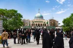 پیاده‌روی جاماندگان اربعین حسینی به سوی امامزاده شاه‌کرم اصفهان