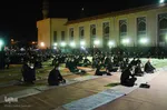 مراسم عزاداری شب سوم محرم در محوطه باز مصلی تبریز