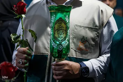 جشن شب ولادت امام رضا(ع) در میدان صادقیه