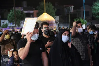 مراسم احیاء شب نوزدهم ماه مبارک رمضان در یزد