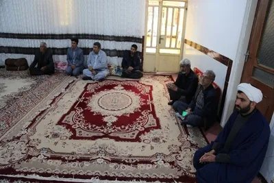 دیدار خانواده شهید سرافراز وطن، «مهدی بازگیر» رفت