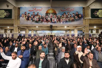 دیدار اعضای کنگره ملی بزرگداشت ۲۴ هزار شهید تهران با رهبر معظم انقلاب