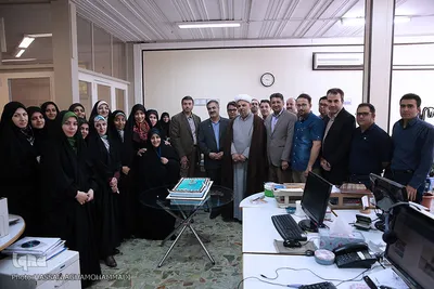 بازدید احمد ابوالقاسمی، مدیر شبکه رادیویی قرآن از تحریریه ایکنا