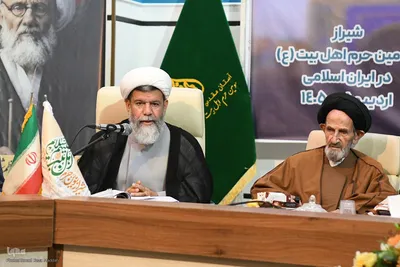 مراسم اختتامیه ششمین همایش «حوزه انقلابی حوزه منتظر» در حرم شاهچراغ(ع)