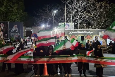 تجلی همبستگی دانشگاهیان دانشگاه تبریز
