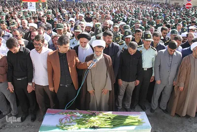 تشییع پیکر شهید «قربانعلی امیدی»