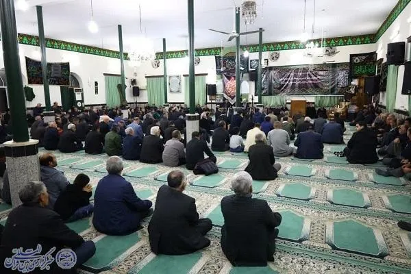 آیین شب شهادت حضرت زهرا سلام الله علیها در مسجد سجادیه بابلسر
