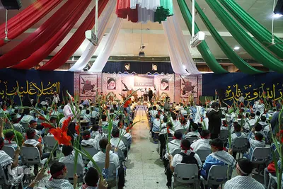 مراسم زنگ دانش آموز شهید در گلزار مطهر شهدا