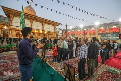 محفل انس با شهدای حرم مطهر حضرت احمدبن موسی علیهماالسلام‎