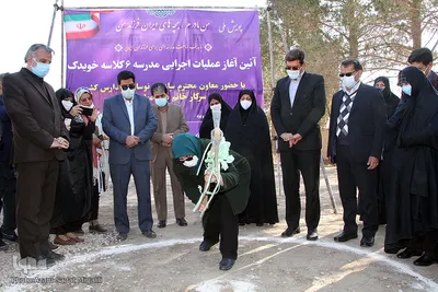 افتتاح مدرسه خیری و کلنگ زنی اولین مدرسه پویش ملی «من مادرم» در یزد‎