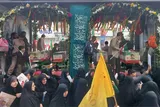 فیلم | تشییع پیکر هشت شهید جنگ رمضان در قزوین