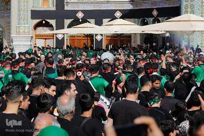 دسته عزاداری سادات چهل اختران در روز یازدهم محرم