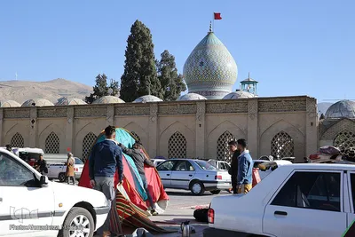 حرم حضرت علی ابن حمزه(ع) میزبان مسافران نوروزی‎‎