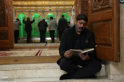 جزءخوانی قرآن در آستان امامزاده جعفر(ع) یزد‎