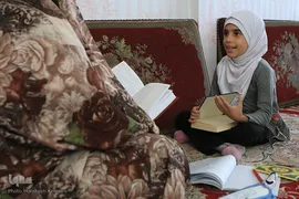 کوثری که زلال بچگی‌اش را با قرآن سپری می‌کند
