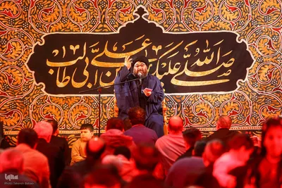 مراسم احیای شب نوزدهم ماه رمضان در مسجد جامع واوان