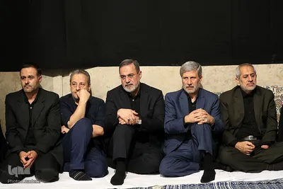 مراسم عزاداری شب تاسوعای حسینی (ع) در حسینیه امام خمینی(ره)