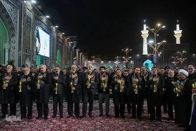 مراسم خطبه خوانی شب شهادت امام رضا(ع)
