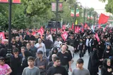 مراسم جاماندگان اربعین حسینی در ملایر