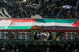 تشییع 280 شهید گمنام همزمان با سالروز شهادت حضرت زهرا در کشور