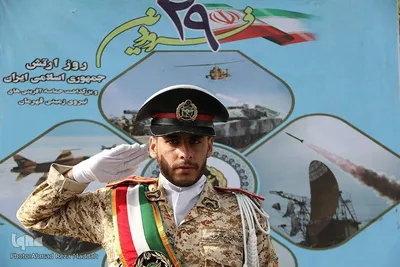 مراسم گرامیداشت روز ارتش در شیراز ‎‎