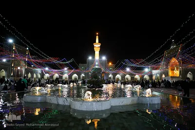آذین بندی حرم مطهر رضوی در آستانه میلاد