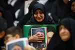 مراسم چهلم شهدای حوادث دی‌ماه در گلستان شهدای اصفهان