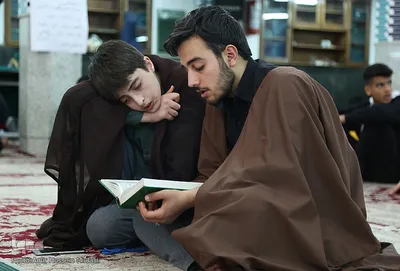 اعتکاف دانش آموزی در یزد