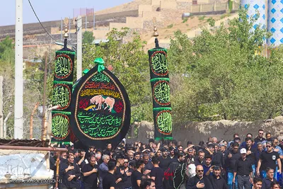 عزاداری ظهر عاشورا در روستای انجدان - اراک/عکاس:زهرا بهرامی