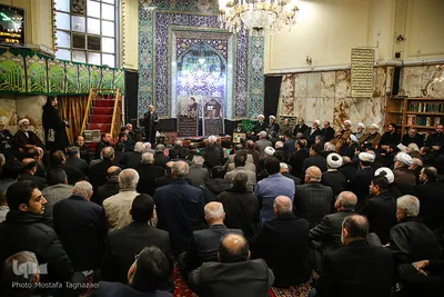 مراسم تشییع پیکر مرحوم حجت الاسلام والمسلمین سید هاشم رسولی محلاتی