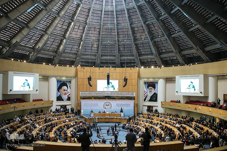 حفل إفتتاح المؤتمر الدولي الـ33 للوحدة الاسلامية في طهران