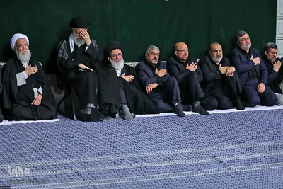 عزاداری شام غریبان حسینی در محضر رهبر انقلاب