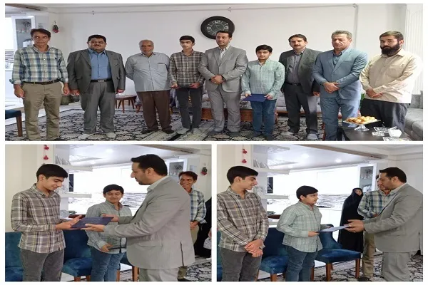 دیدار مدیرکل ارشاد گلستان با دو نخبه قرآنی شهرستان کلاله