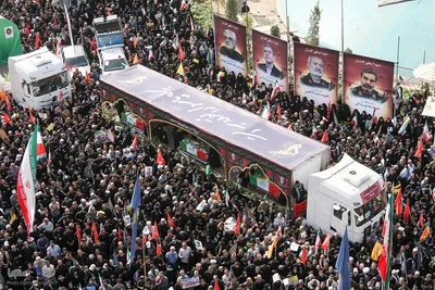 تشییع پیکر ۶۰ شهید اقتدار در تهران