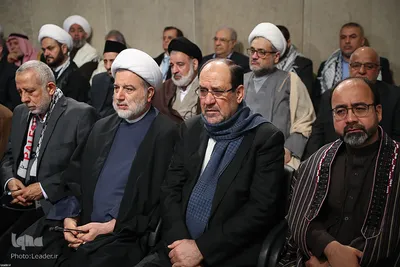 دیدار مسئولان نظام و میهمانان کنفرانس وحدت اسلامى‌ با رهبر انقلاب