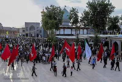 حضور هیئت های مذهبی جوان شهر شیراز در حرم مطهر شاهچراغ