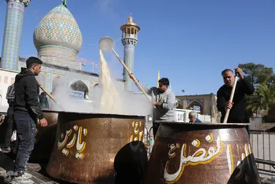 پخت ۲۰ تُن سَمَنو شیرازی