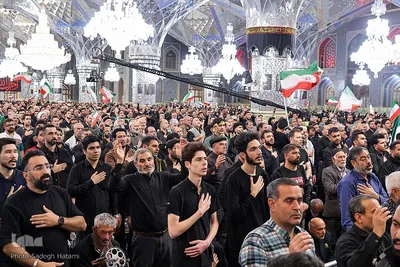 مراسم پرفیض احیای شب بیست‌ویکم ماه رمضان در حرم رضوی