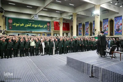 دیدار فرماندهان سپاه پاسداران با رهبر معظم انقلاب