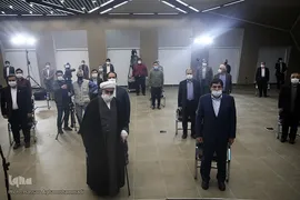 بازدید حجت الاسلام «محمدی گلپایگانی» از نمایشگاه دستاوردهای اجتماعی رزمایش همدلی برکت ستاد اجرایی فرمان امام(ره)