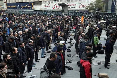 تجمع عزاداران فاطمی در میدان فاطمی